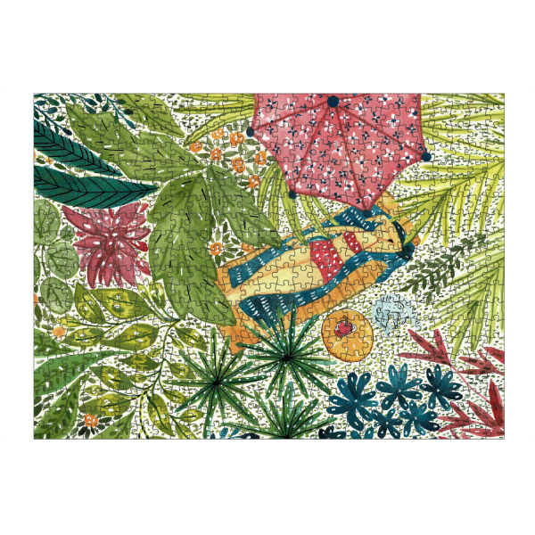 artboxONE Puzzle "Anna Iavnir - Dame Im Park" artboxONE - Natur,Floral,Menschen