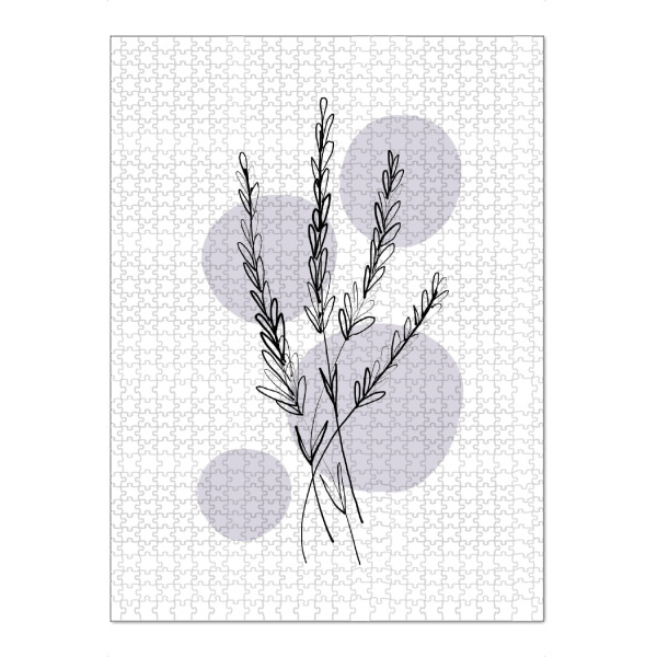 Puzzle Ravensburger "Buffiere-Botanicals Lavendel" artboxONE - Natur,Floral