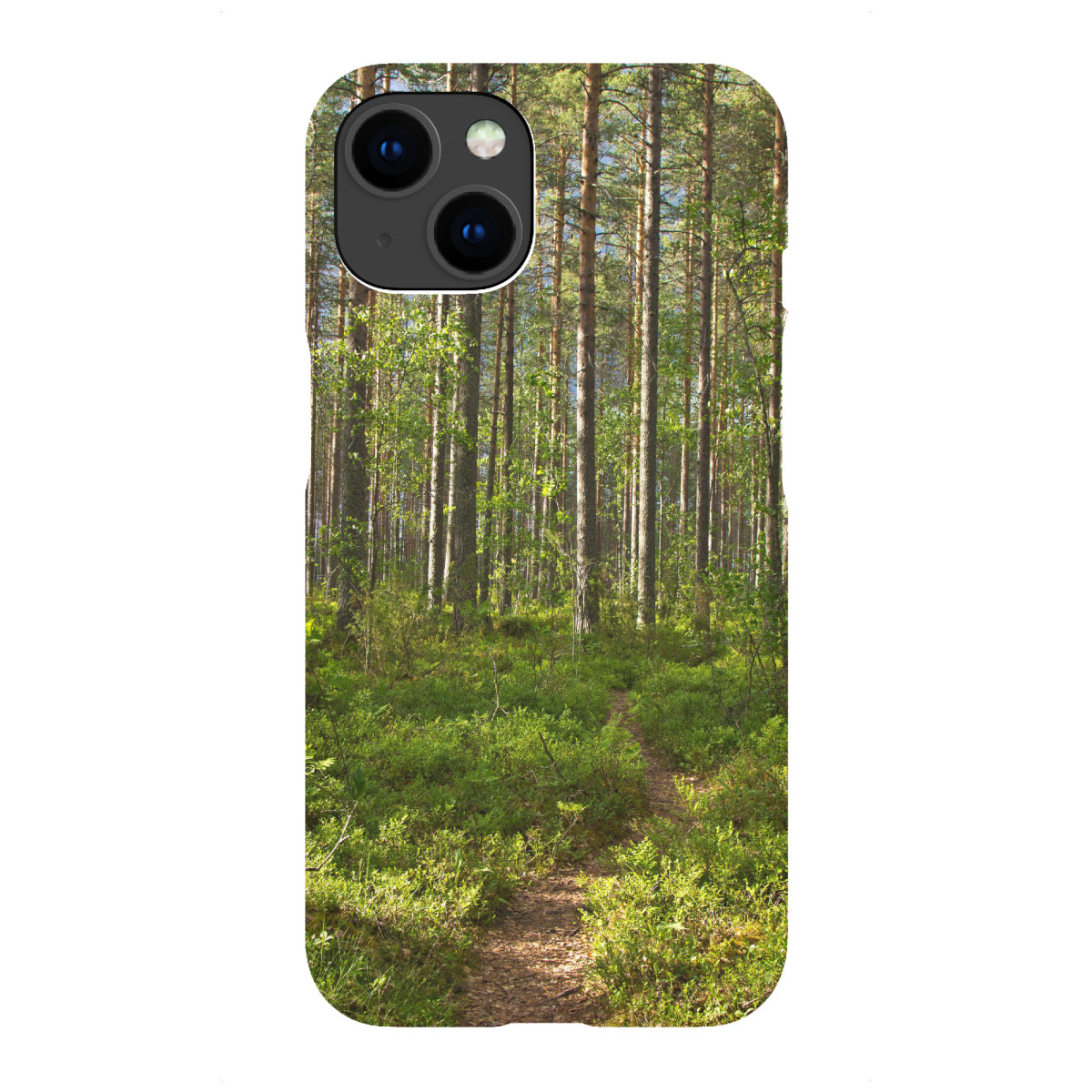 "Waldweg in Finnland"für iPhone - Premium-Case Handyhülle artboxONE