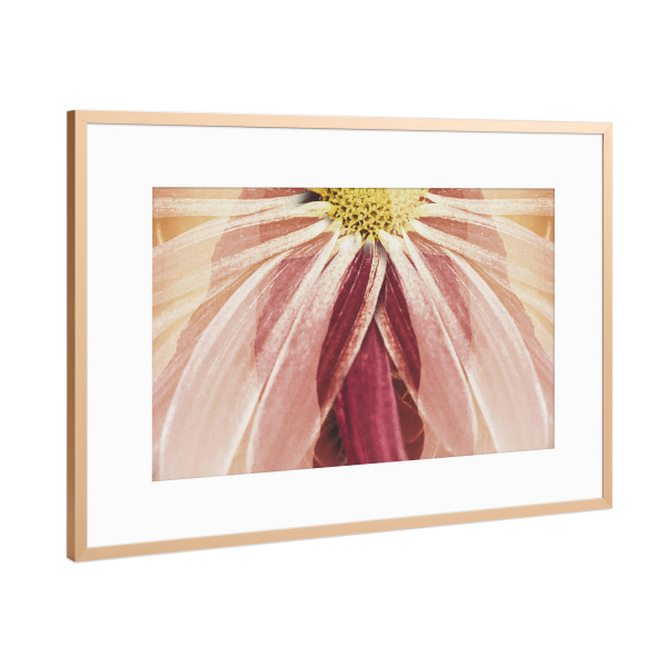 Poster mit Rahmen Kupfer "Bloming garden II by Tas" artboxONE - Natur,Floral,Abstrakt