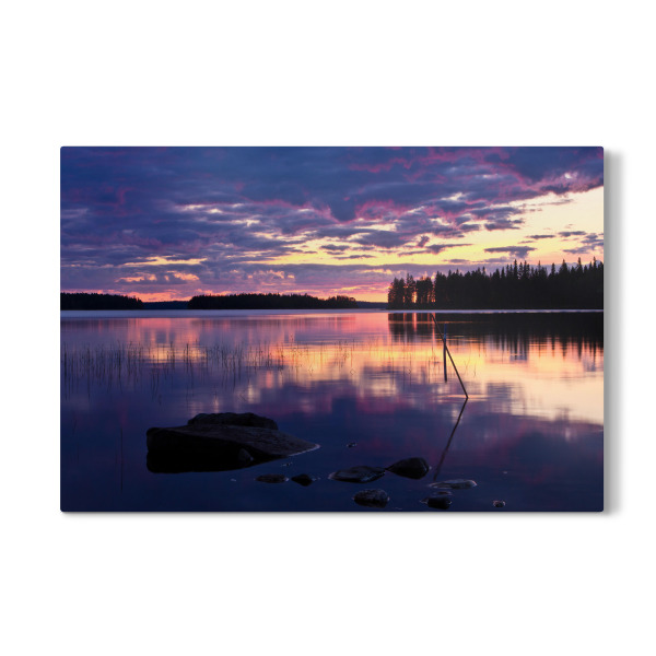 Galerie-Print "Abendstimmung am See" 30x20 cm artboxONE