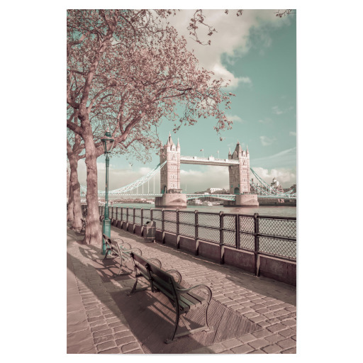 Tower Bridge urbaner Vintage-Stil