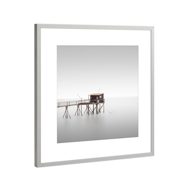 Poster mit Rahmen Silber "Port des Barques" artboxONE - Natur,Architektur,Reise / Strand und Meer,Städte / Paris,Reise / Länder