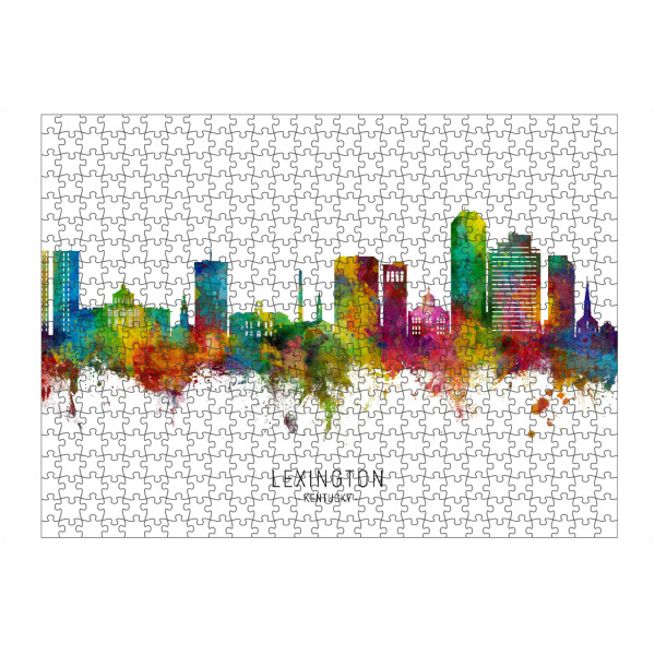 artboxONE Puzzle "Lexington Kentucky Skyline txt" artboxONE - Städte