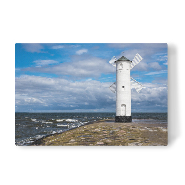Leinwandbild "Die Mole in Swinemünde" artboxONE - Natur,Reise,Architektur,Reise / Strand und Meer
