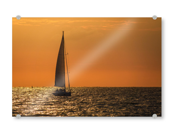 Acrylglasbild "Segelboot auf der Ostsee" artboxONE - Natur,Reise,Reise / Strand und Meer