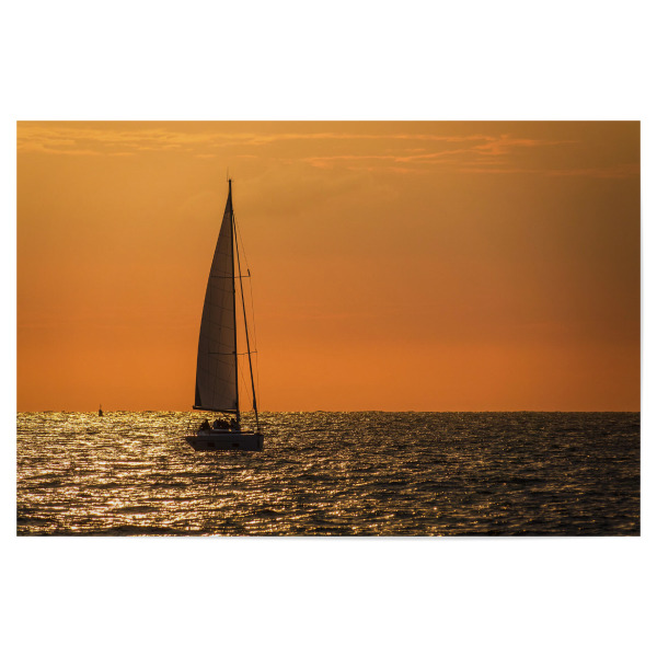Poster 30x20 cm "Segelboot auf der Ostsee" artboxONE - Natur,Reise,Reise / Strand und Meer