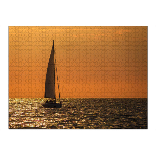 Puzzle Ravensburger "Segelboot auf der Ostsee" artboxONE - Natur,Reise,Reise / Strand und Meer