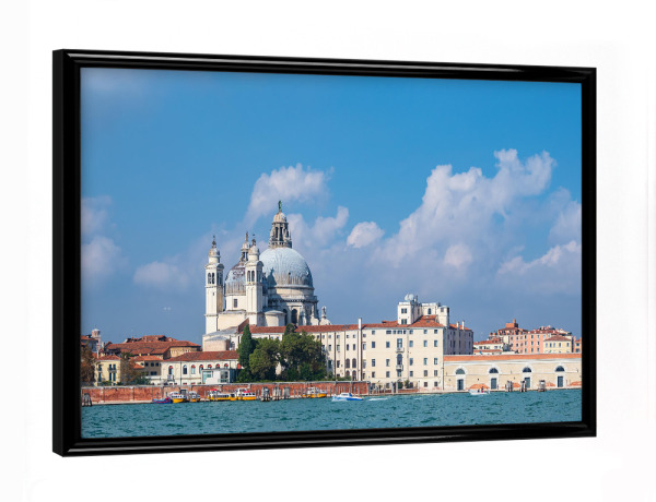 Poster mit schwarzem Rahmen "Historische Kirche" artboxONE - Reise,Architektur,Städte / Venedig,Reise / Länder