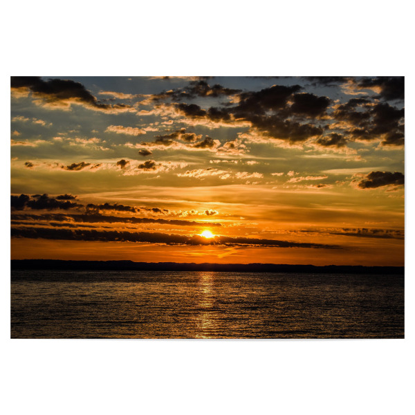 Poster 30x20 cm "Golden Sunrise" artboxONE - Natur,Reise / Strand und Meer