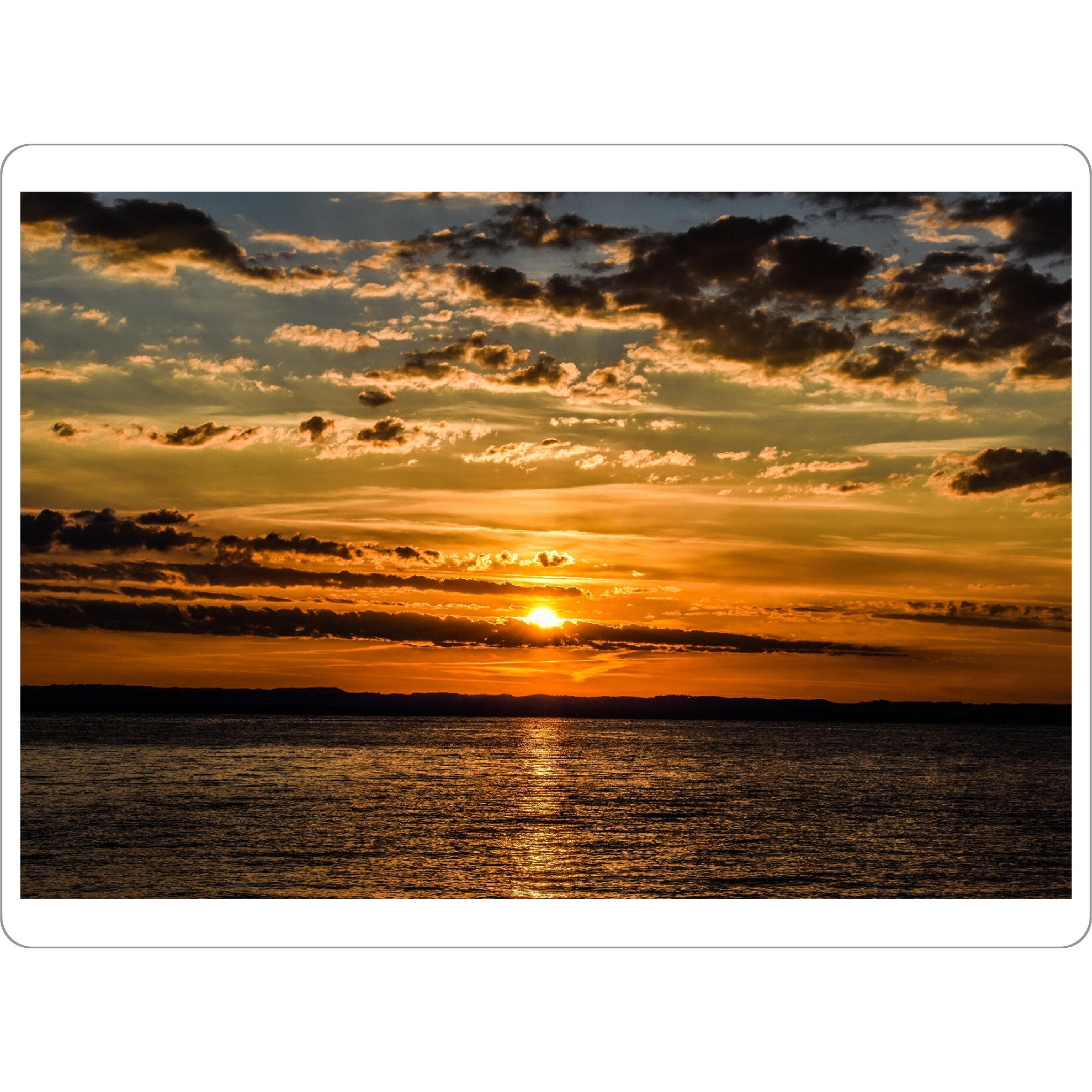 Tischset "Golden Sunrise" artboxONE - Natur,Reise / Strand und Meer