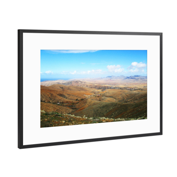 Poster mit Rahmen Schwarz (Metallic) "Wonderful Fuerte" artboxONE - Reise,Reise / Strand und Meer,Reise / Länder