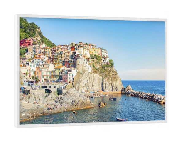 Poster mit weißem Rahmen "Manarola village" artboxONE - Städte,Reise,Architektur,Reise / Strand und Meer,Reise / Länder