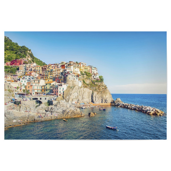 Poster 30x20 cm "Manarola village" artboxONE - Städte,Reise,Architektur,Reise / Strand und Meer,Reise / Länder