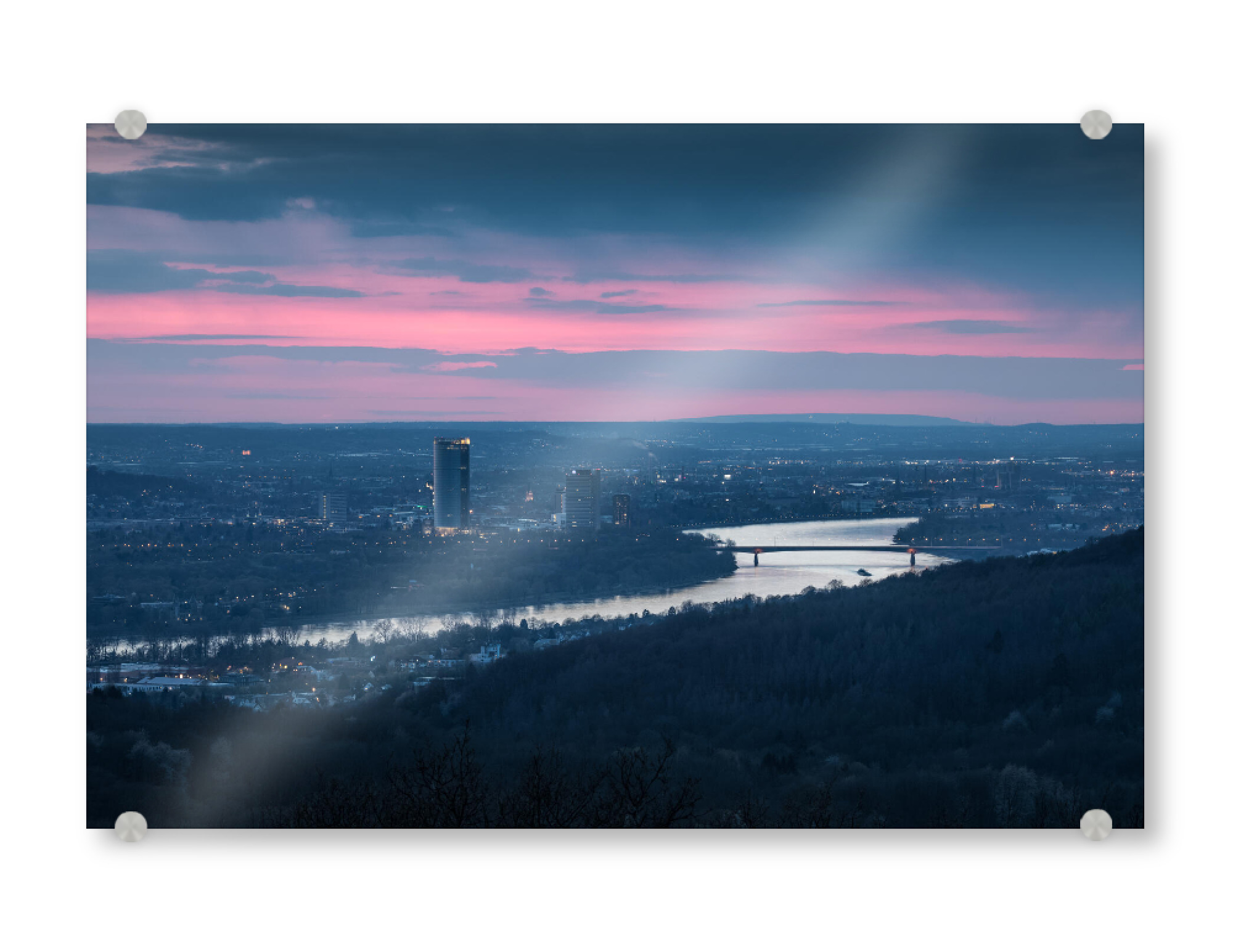 Acrylglasbild "Bonn am Rhein" artboxONE - Städte,Städte / Weitere