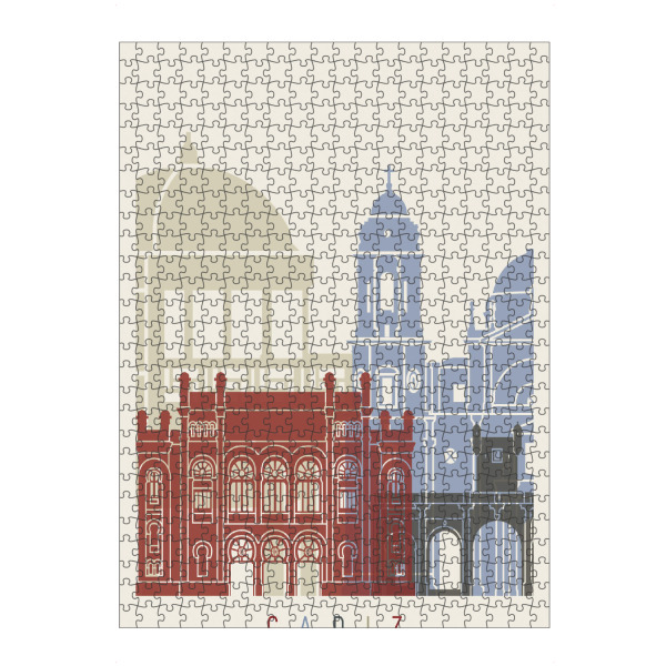 artboxONE Puzzle "Cadiz skyline" artboxONE - Städte