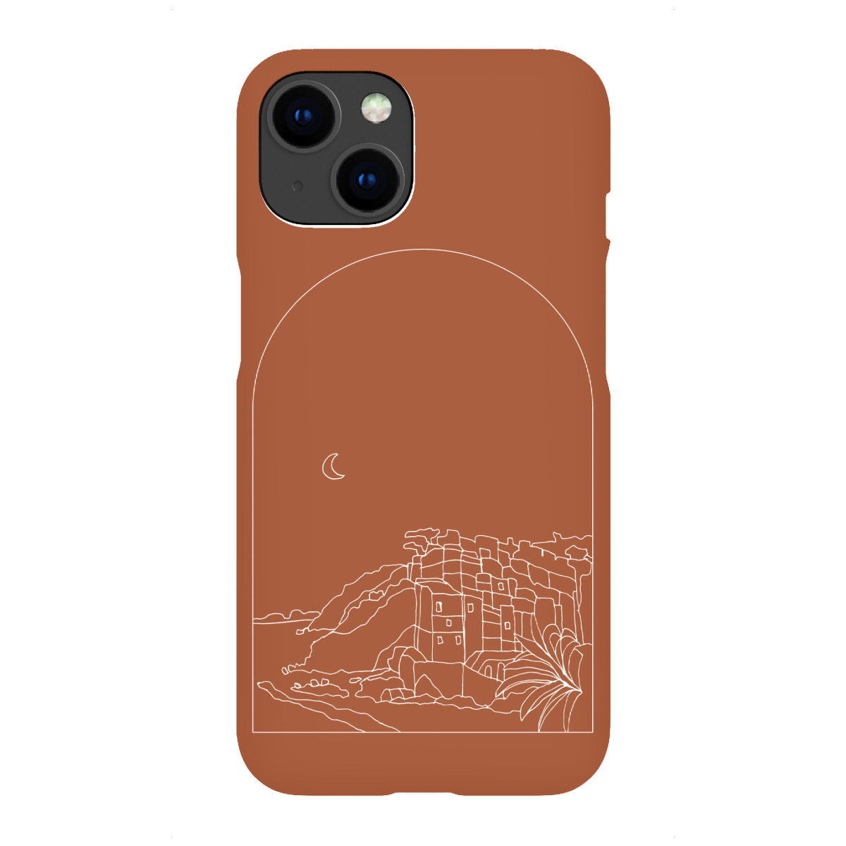 iPhone "Italy Cinque Terre Abstract Art" Premium-Case Handyhülle artboxONE