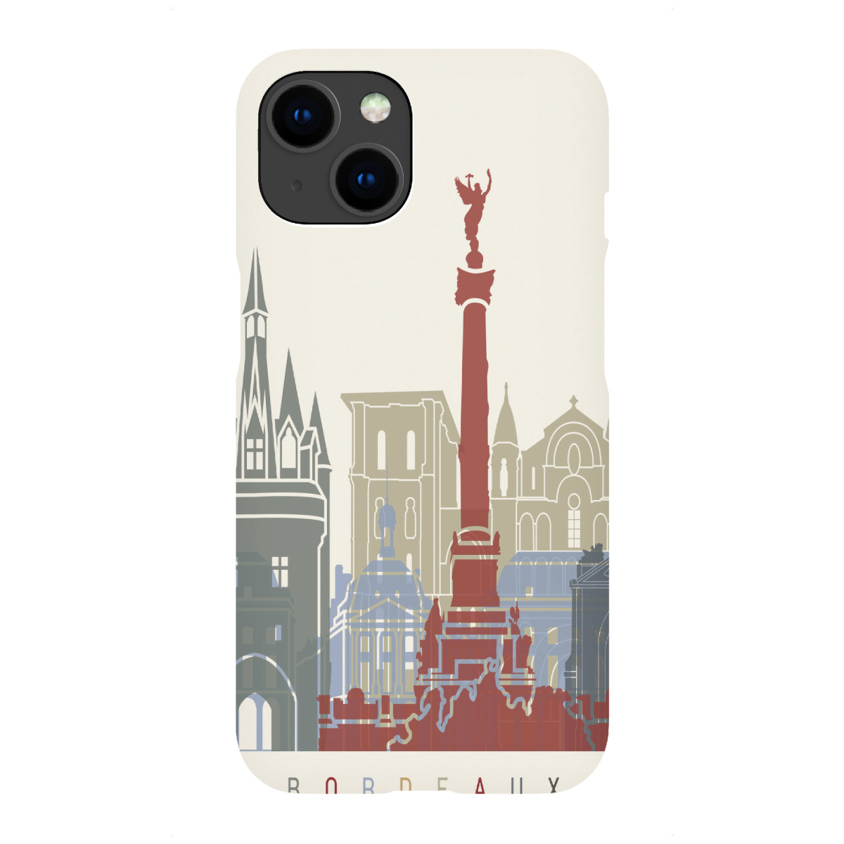 iPhone "Bordeaux skyline" Premium-Case Handyhülle artboxONE