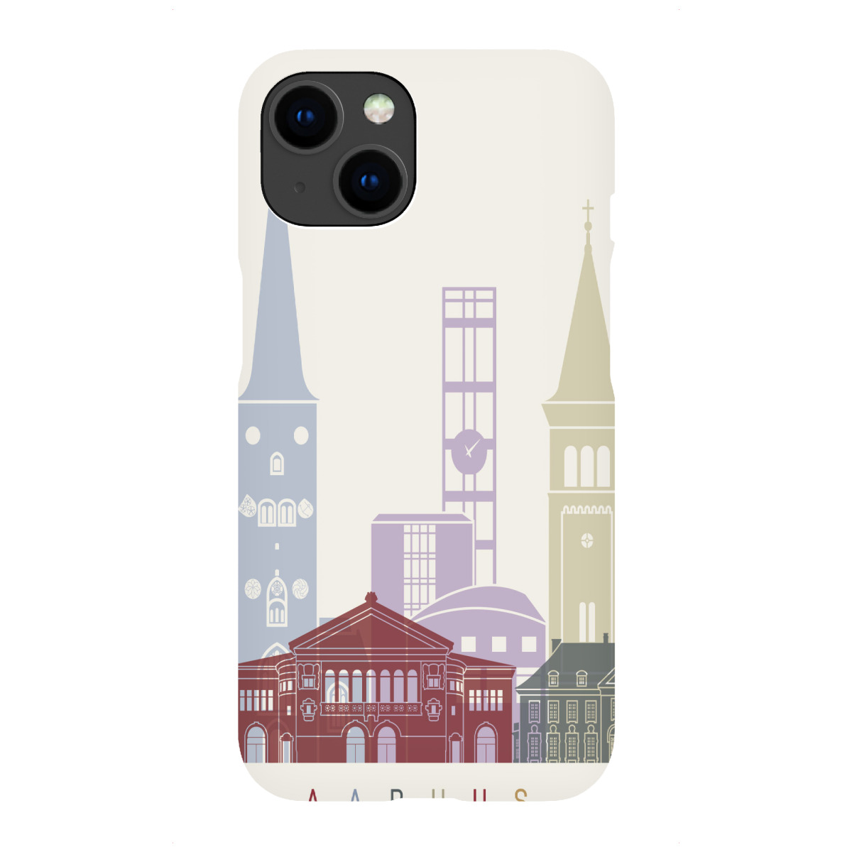 "Skyline Aarhus"für iPhone - Premium-Case Handyhülle artboxONE