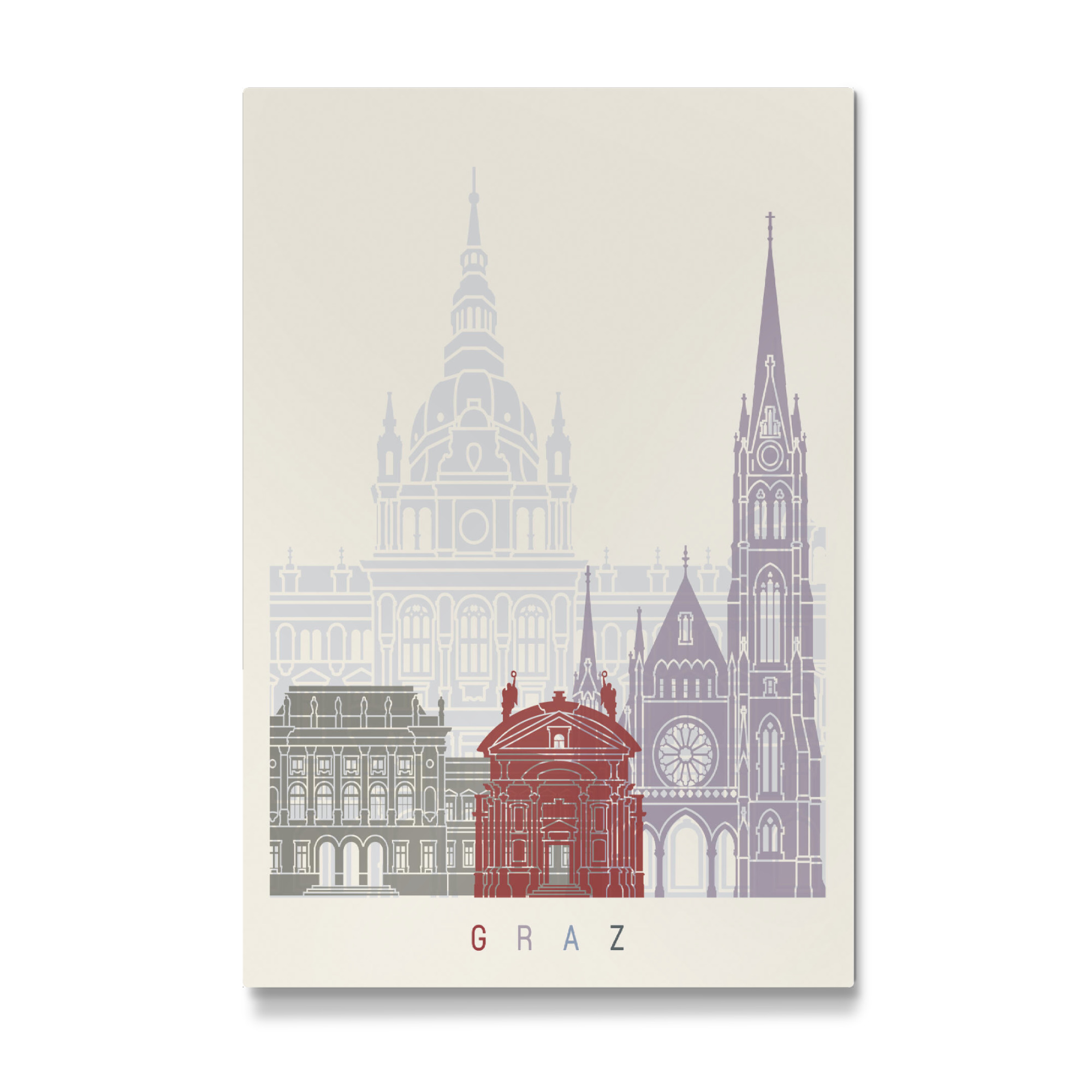 Galerie-Print "Graz skyline" 75x50 cm artboxONE