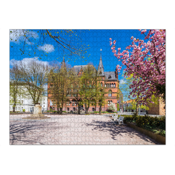 Puzzle Ravensburger "Ständehaus im Frühling" artboxONE - Architektur