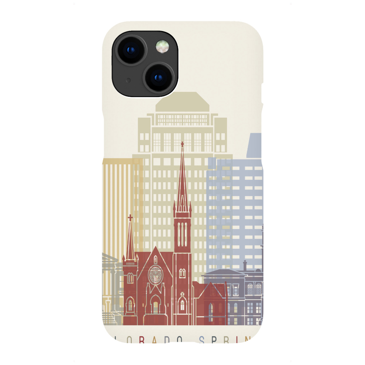"Colorado Springs skyline"für iPhone - Premium-Case Handyhülle artboxONE