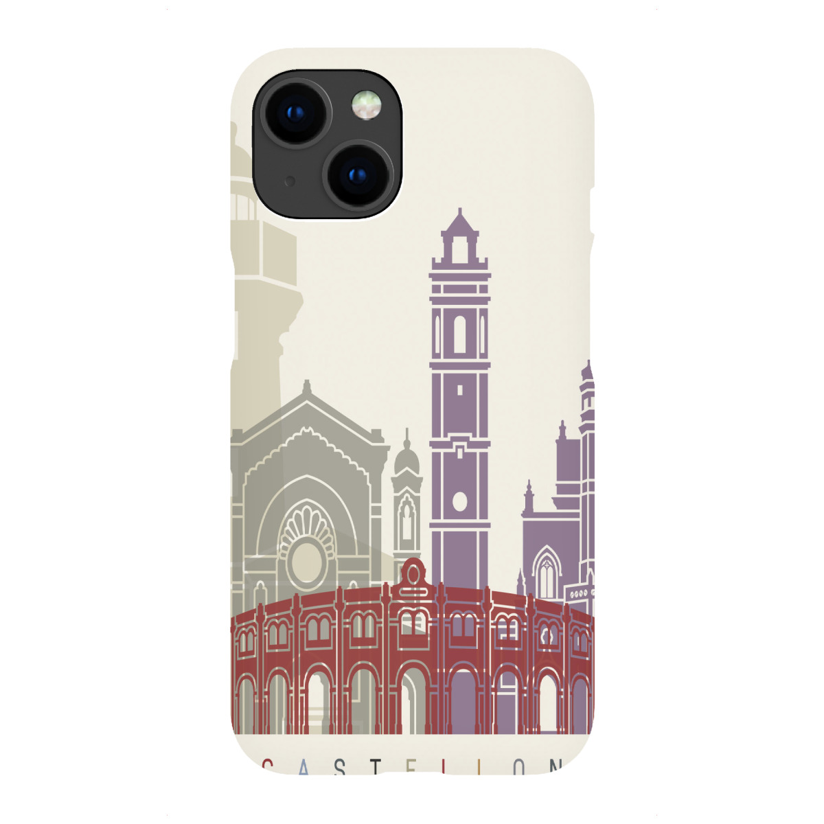 "Castellon skyline"für iPhone - Premium-Case Handyhülle artboxONE