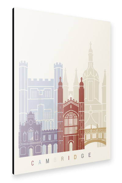 Alu-Dibond "Cambridge skyline" 30x20 cm artboxONE