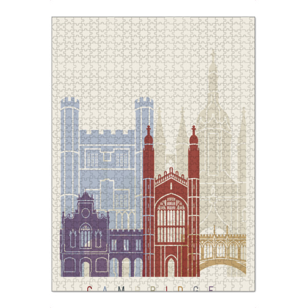 Puzzle Ravensburger "Cambridge skyline" artboxONE - Städte,Architektur