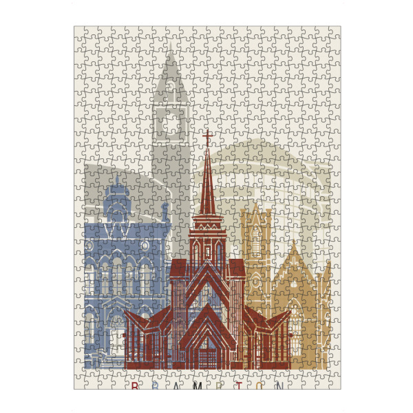 Puzzle Ravensburger "Brampton skyline" artboxONE - Städte,Architektur