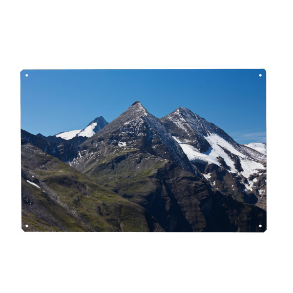 Metall Poster "Gebirge Großglockner" artboxONE - Natur,Reise,Reise / Länder