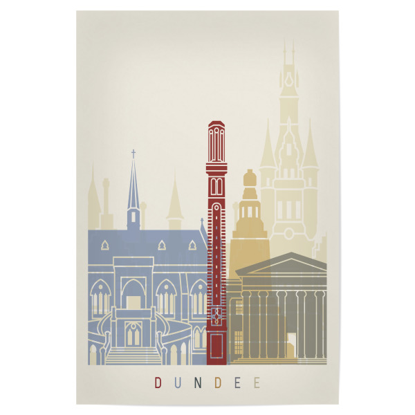 Poster 30x20 cm "Dundee skyline" artboxONE - Städte,Architektur
