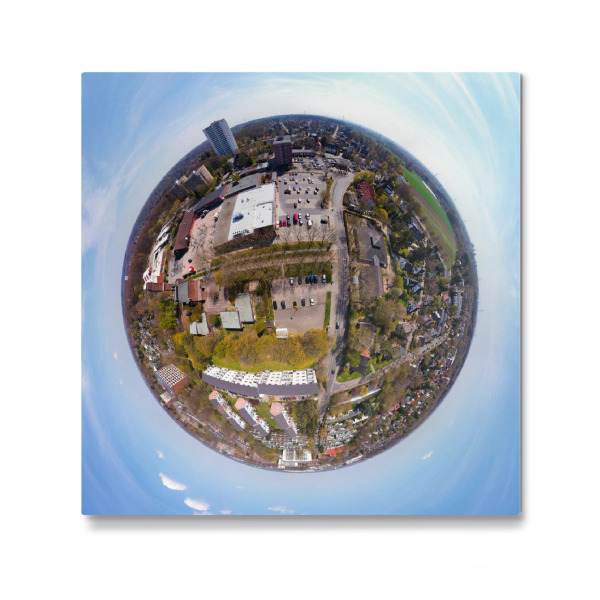 Galerie-Print "Reinbek - EKZ Am Ladenzentrum; low" 30x30 cm artboxONE