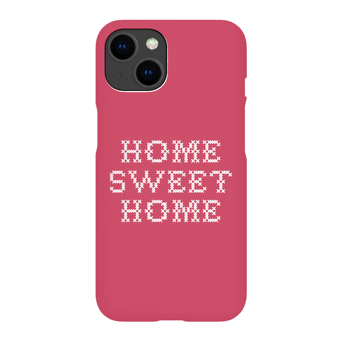 "Sweet Home I Sticken Rosarot"für iPhone - Premium-Case Handyhülle artboxONE
