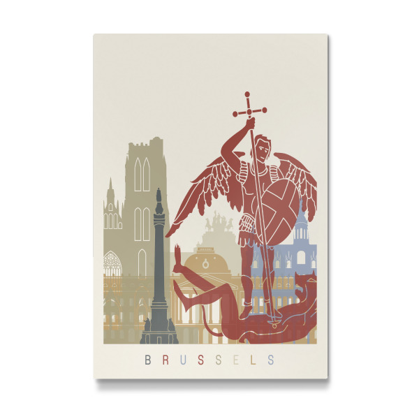 Galerie-Print "Brussels skyline" 30x20 cm artboxONE