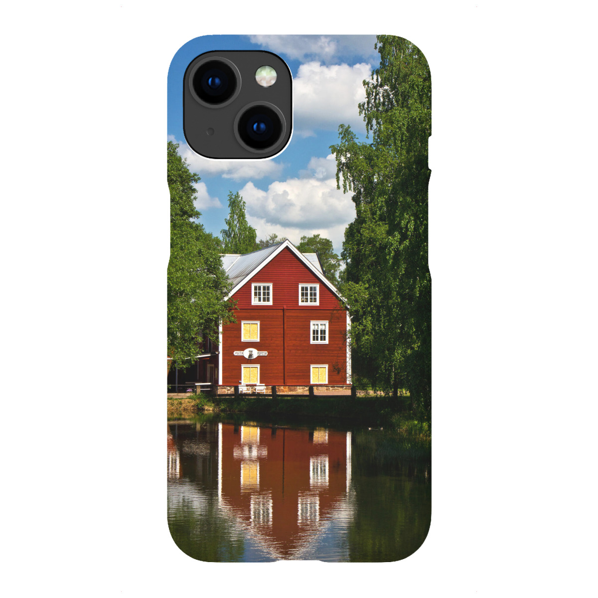 "Haus am Fluss"für iPhone - Premium-Case Handyhülle artboxONE