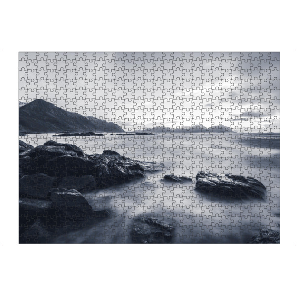 Puzzle Ravensburger "Norwegian Coast Monochrome" artboxONE - Natur