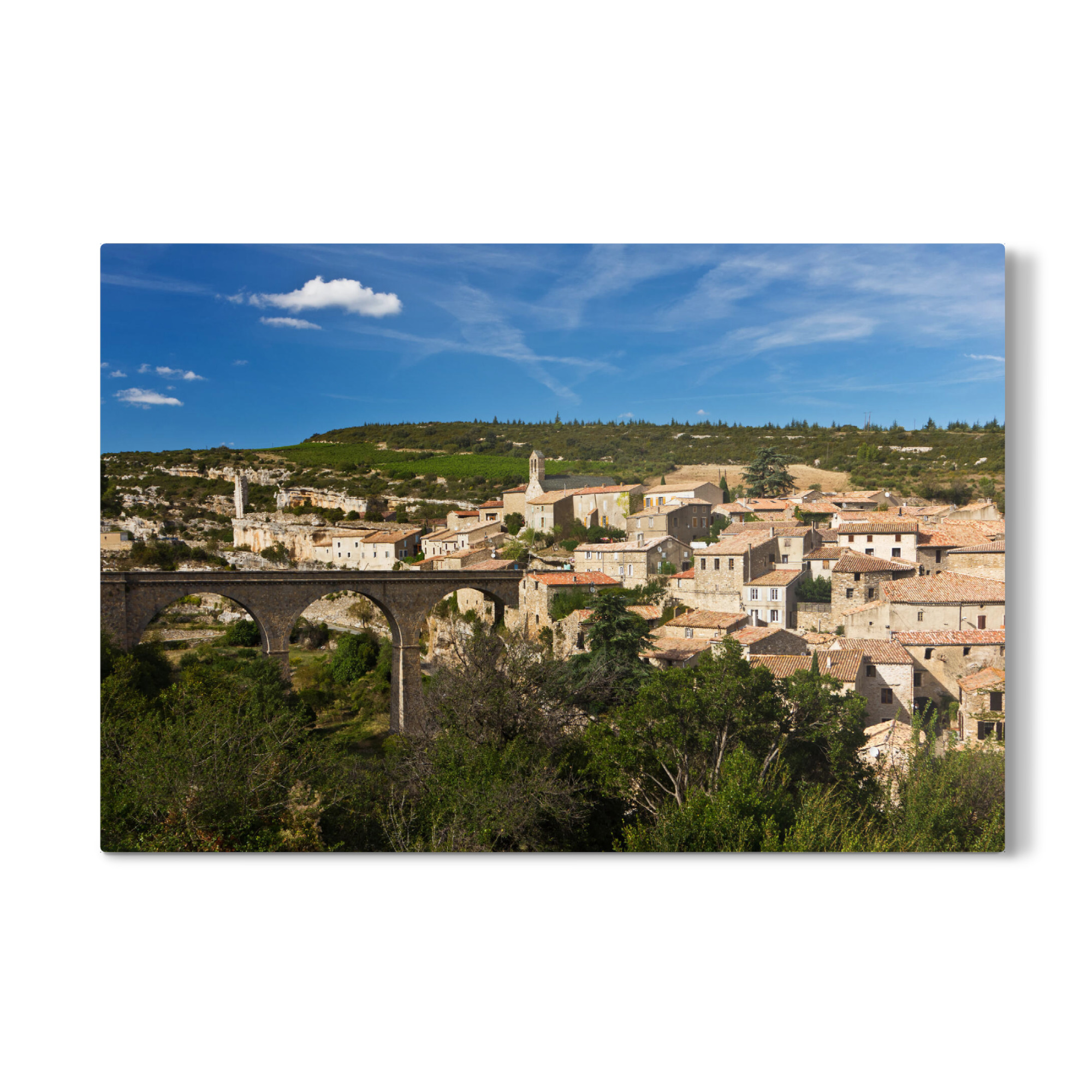 Galerie-Print "Dorf in Südfrankreich" 30x20 cm artboxONE