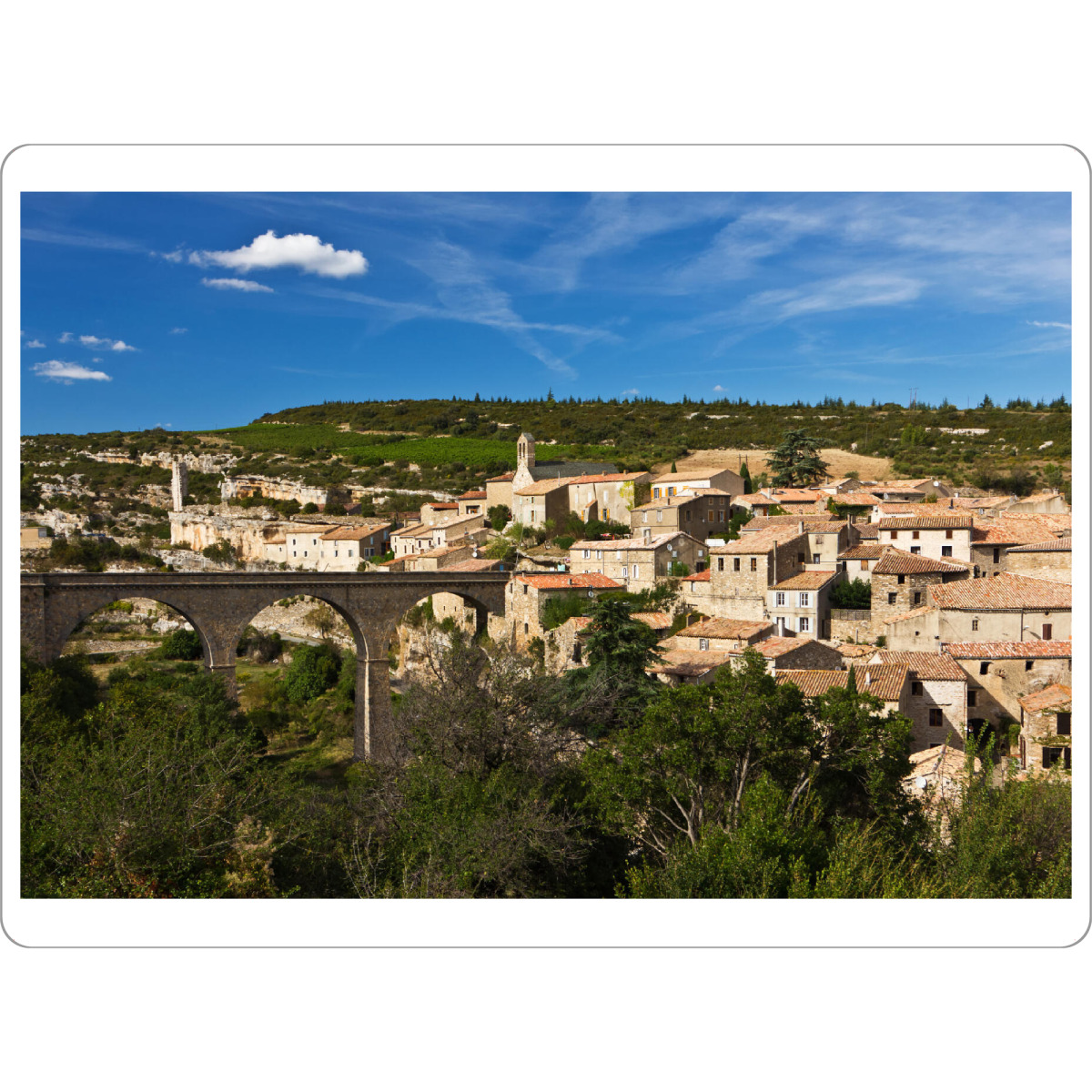 Tischset "Dorf in Südfrankreich" artboxONE - Reise,Architektur,Reise / Länder