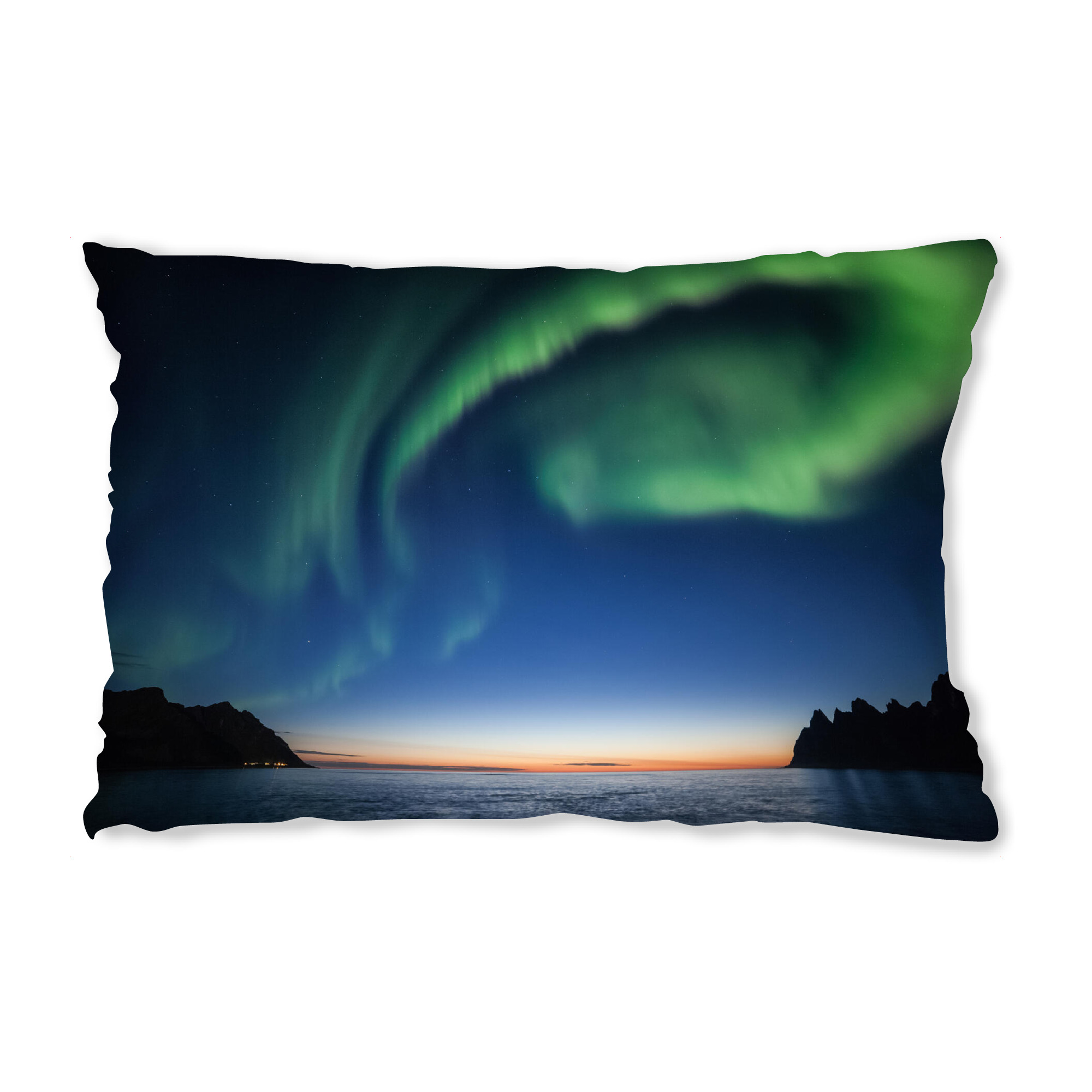 Design-Kissen "Polarlicht" artboxONE - Natur
