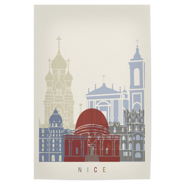 Poster 30x20 cm "Nice skyline" artboxONE - Städte,Architektur