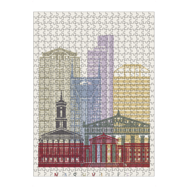 Puzzle Ravensburger "Nashville skyline" artboxONE - Städte,Architektur