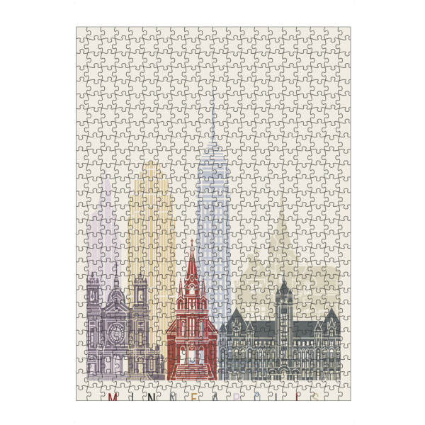Puzzle Ravensburger "Minneapolis skyline" artboxONE - Städte,Architektur