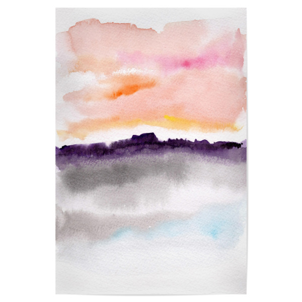 Poster "Purple mountain" artboxONE - Natur,Abstrakt