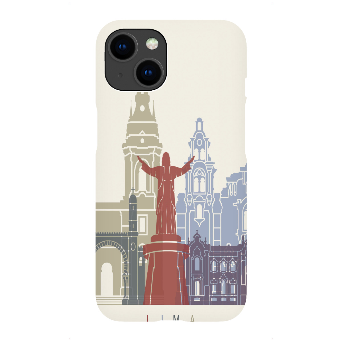 "Lima skyline"für iPhone - Premium-Case Handyhülle artboxONE