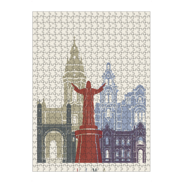 artboxONE Puzzle "Lima skyline" artboxONE - Städte,Architektur