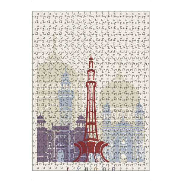 Puzzle Ravensburger "Lahore skyline" artboxONE - Städte,Architektur