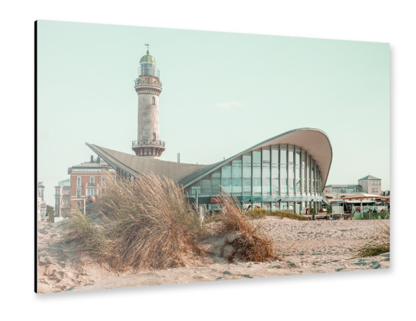 Alu-Dibond "Teepott Warnemünde" 30x20 cm artboxONE
