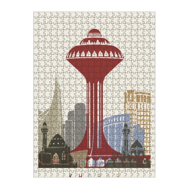 Puzzle Ravensburger "Khobar skyline" artboxONE - Städte,Architektur