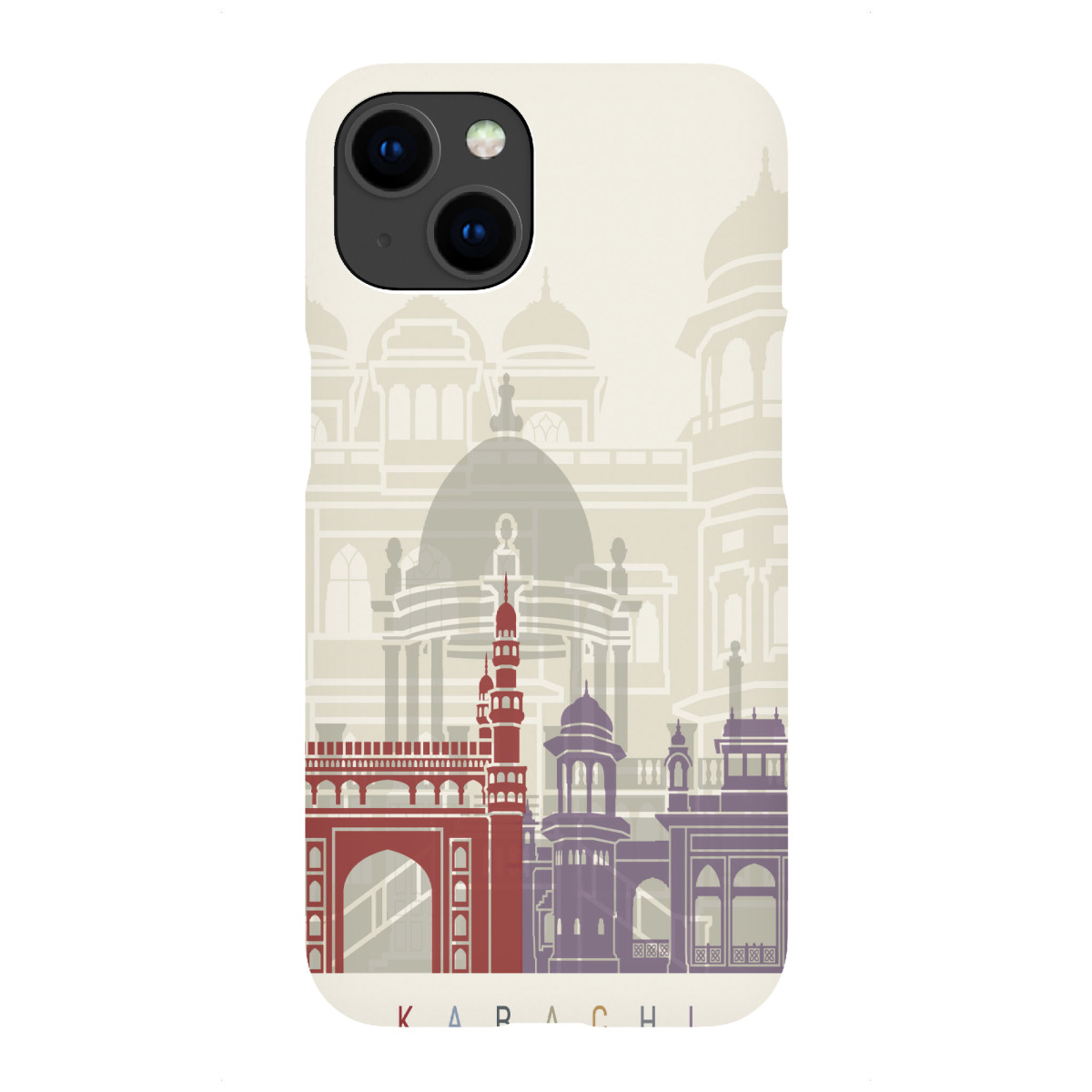 "Karachi skyline"für iPhone - Premium-Case Handyhülle artboxONE
